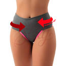 Kit 100 Calcinhas Modeladoras Cós Alto | Compressão Leve Fitness