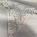 Kit 10 Calcinhas Fio Dental com Renda | Coração Bordado e Ajuste Regulável