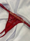 Kit de Calcinhas que Brilham no Escuro Neon com Frases Apimentadas