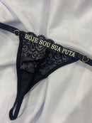 Kit de Calcinhas que Brilham no Escuro Neon com Frases Apimentadas