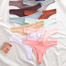 Kit 50 Calcinhas Fio Dental Caneladas | Forro 100% Algodão | Atacado